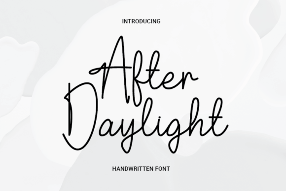 After Daylight Font Review