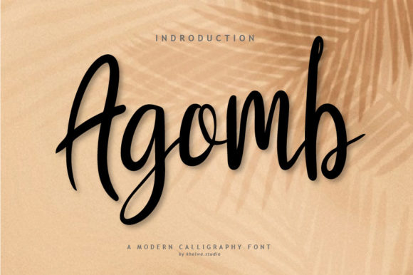 Agomb: A Script Font for Web Design