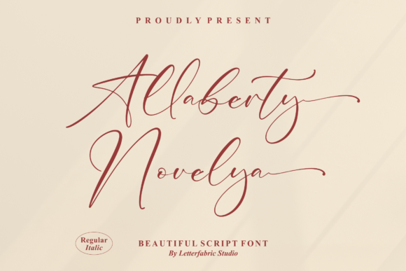 Allaberty Novelya: A Script Font for Elegant Design