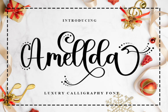 Amellda: A Luxurious Script Font