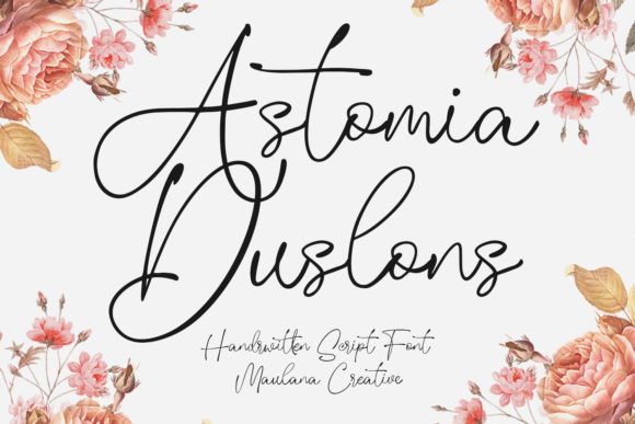 Astomia Duslons Font for Editorial Design