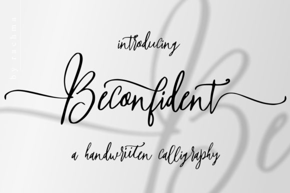 Beconfident: A Script Font for Elegant Design