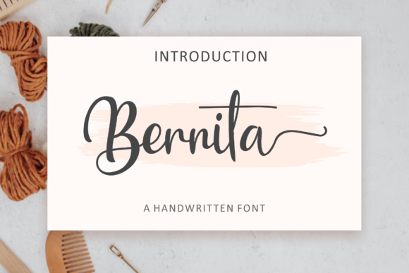 Bernita: A Script Font for Creative Projects