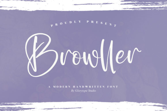 Browller: A Stylish Script Font for Creators