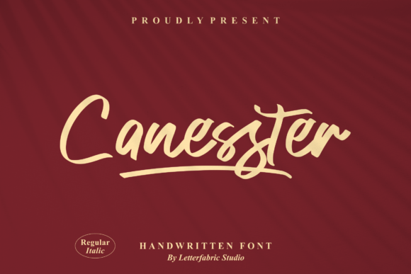 Canesster: A Delicate Script Font