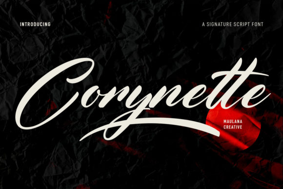 Corynette: A Fancy Script Font for Web Design