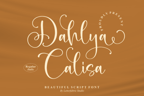 Dahlya Calisa: A Script Font for Real-World Design