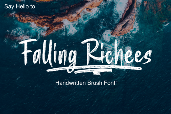 Falling Richees Font Review