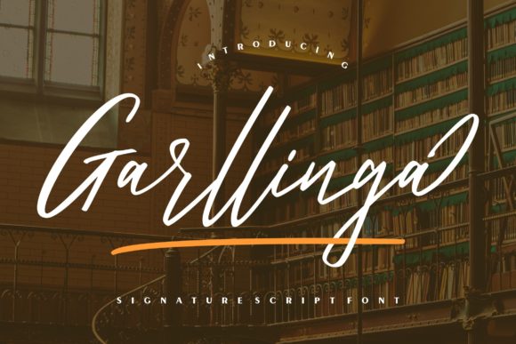 Garllinga: A Playful Script Font