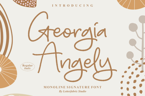Georgia Angely: A Playful Script Font