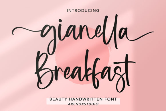 Gianella Breakfast: A Playful Script Font