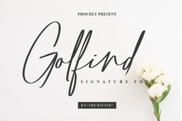 Golfind: A Sleek Script Font for Crafters
