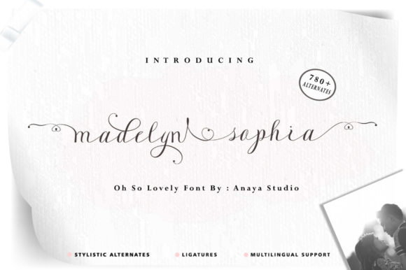 Madelyn Sophia Font: Elegant Script for Creative Projects