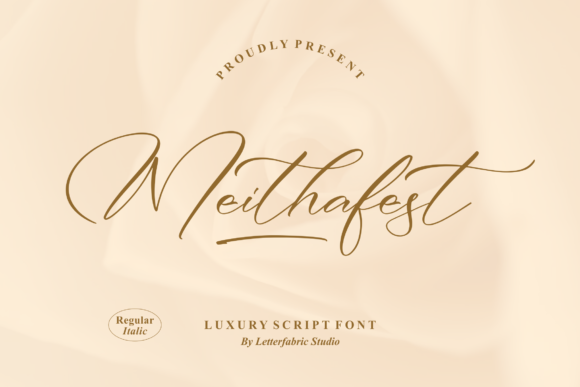 Meithafest: A Delicate Script for Branding