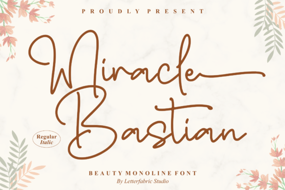 Miracle Bastian: A Script Font for Creative Projects