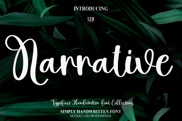 Narrative Font: A Stylish Script for Web Design