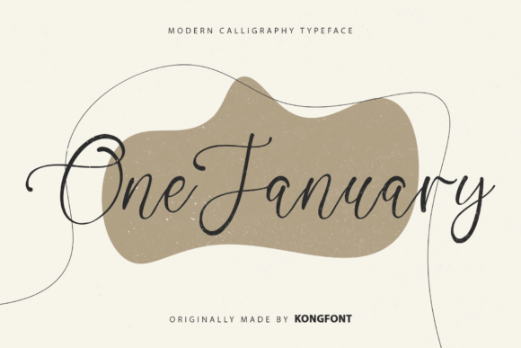 One January: A Classic Script Font