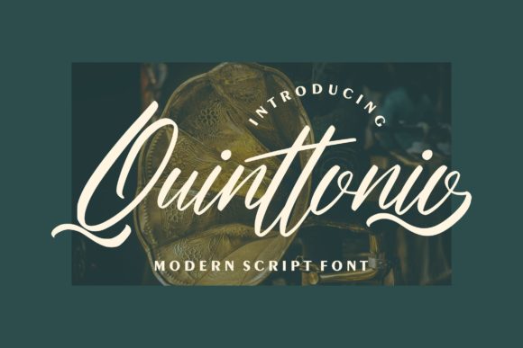 Quinttonio: A Stylish Script Font