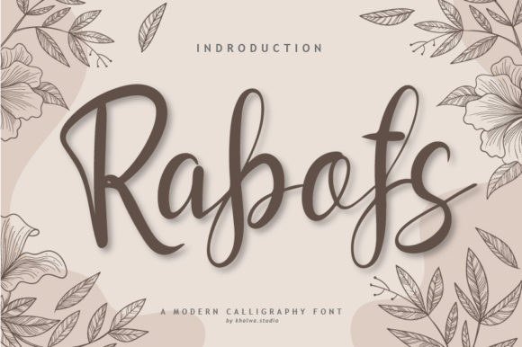 Rabofs: A Script Font for Modern Marketing