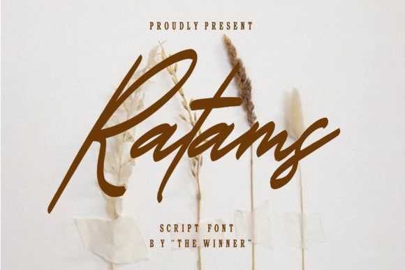Ratams: A Script Font for Creative Campaigns