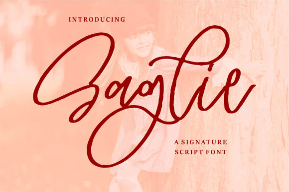 Saglie: A Script Font for High-Quality Vibes
