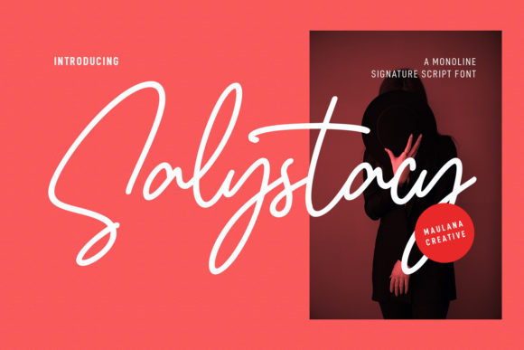 Salystacy: A Script Font for Creative Web Design