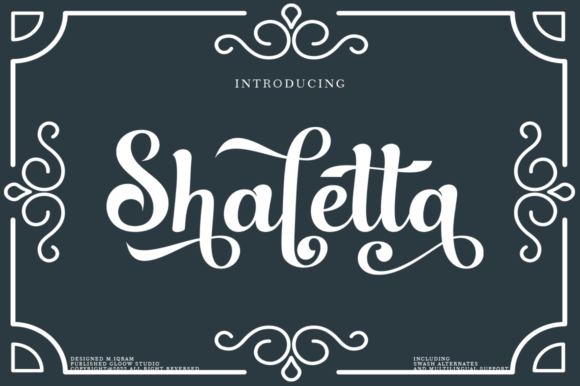 Shaletta: A Classic Script Font