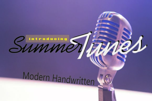 Summer Tunes Font for Creative Projects