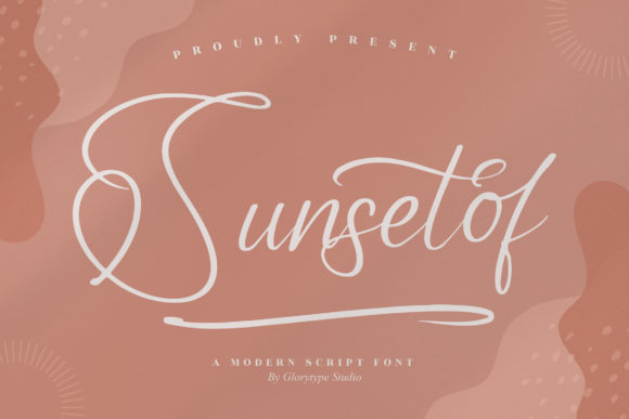Sunsetof: A Delicate Script Font