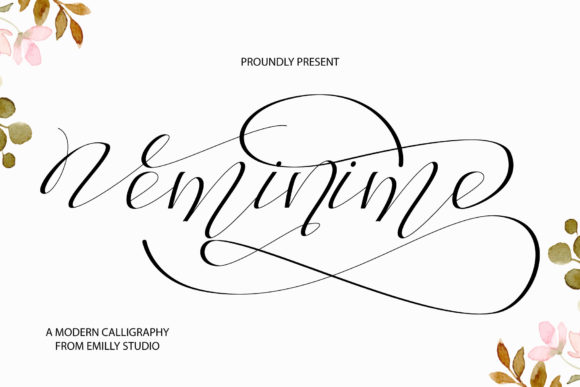 Veminime: A Graceful Script Font