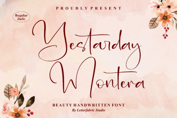 Yestarday Montera Font for Web Design